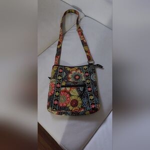 Vera Bradley Floral Patterned Crossbody  Bag.